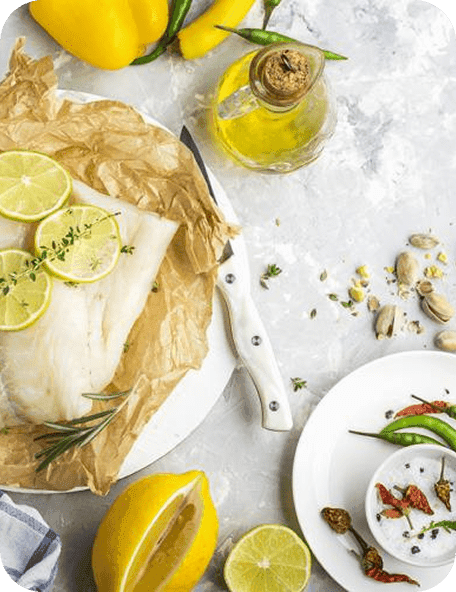 Papillote de cabillaud, riz et légumes